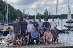 Das gelöste Regattateam unmittelbar nach dem Ende der Veranstaltung