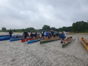 Strandlandung in Travemünde