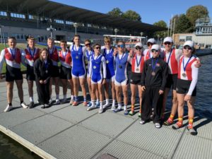 Jungen U19 Gig 4x+: 2. Ratsgymnasium, 1. Humboldtschule und 3. Bismarckschule